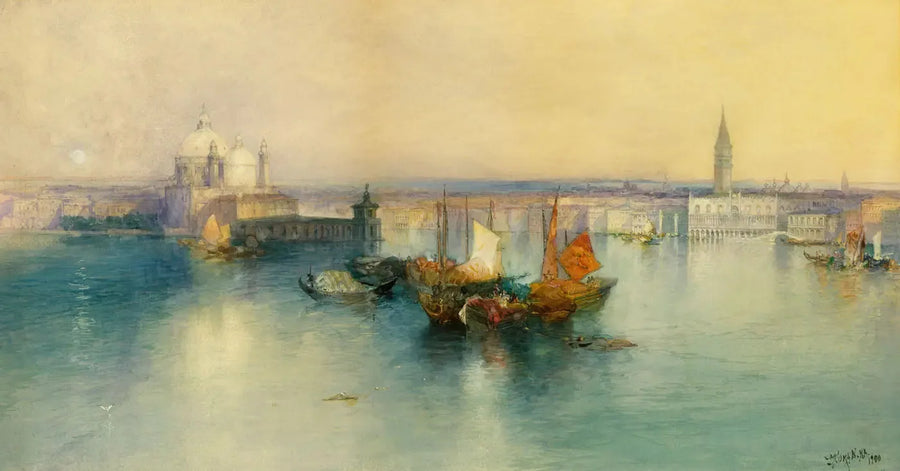Venecia desde la torre de San Giorgio - Thomas Moran