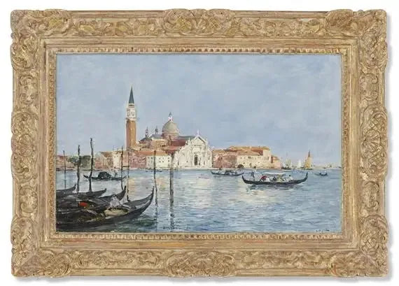 Venecia, iglesia de San Giorgio - Eugène Boudin