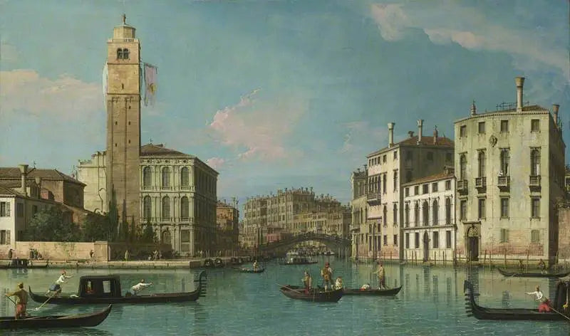 Venecia: Bocana del Cannaregio - Canaletto