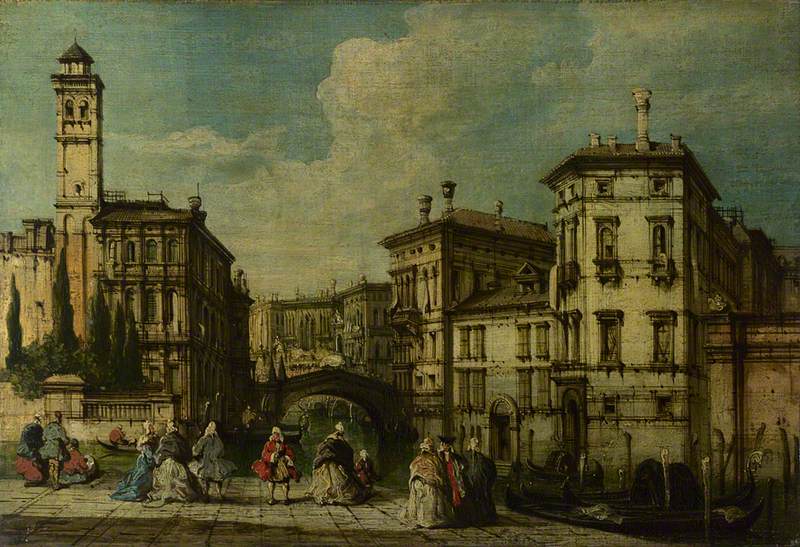 Venecia: Entrada del Cannaregio - Francesco Guardi