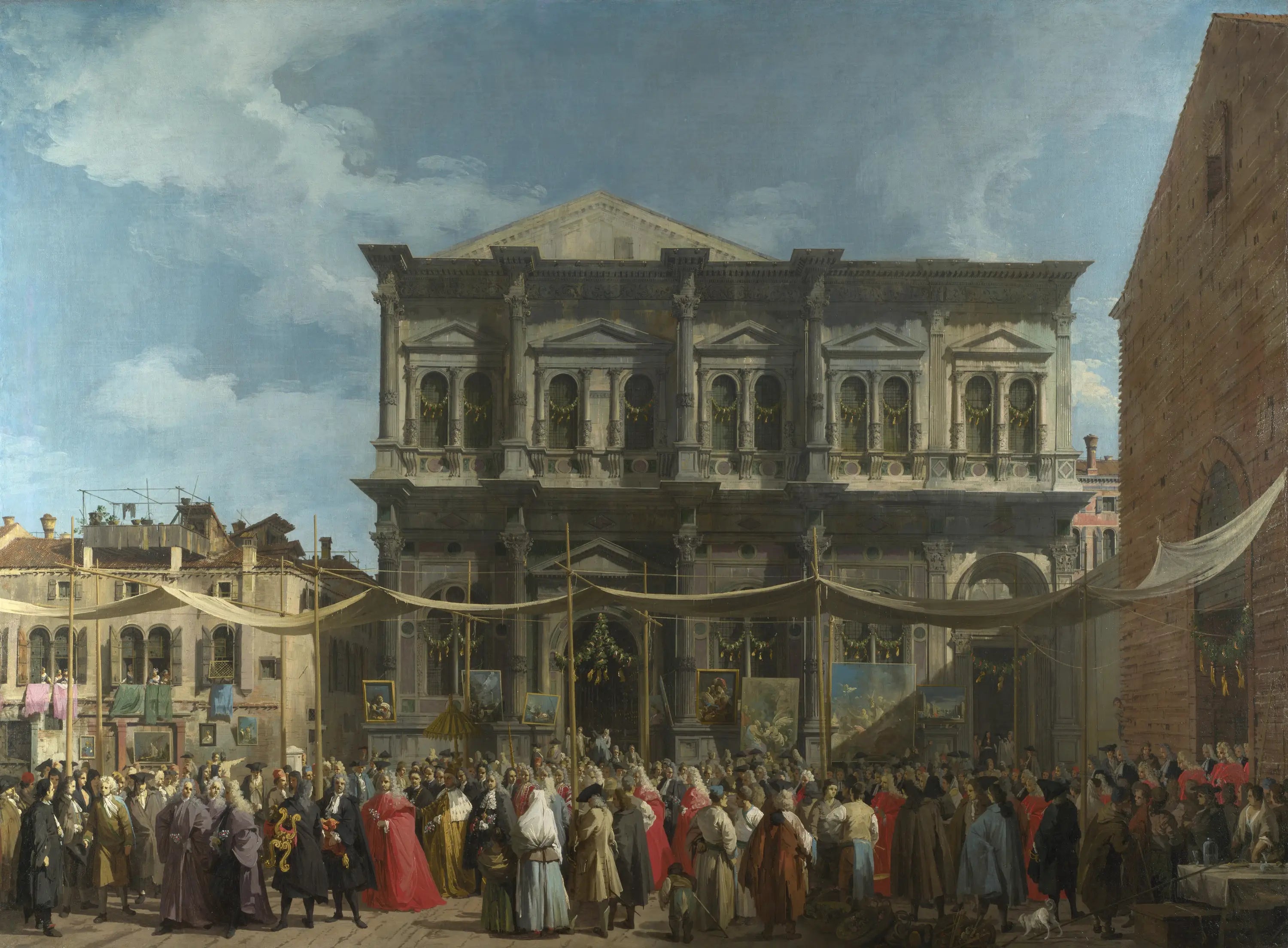 Venise: Jour de la Saint Roch - Canaletto - Alpha Reproduction
