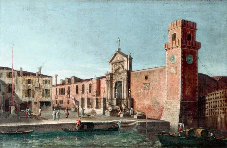 Venecia: El Arsenal - Canaletto