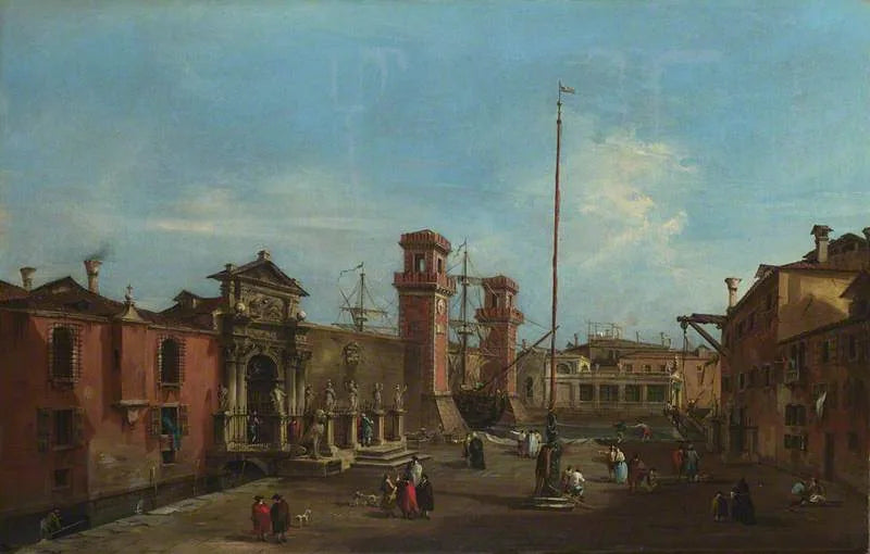 Venecia: El Arsenal - Francesco Guardi