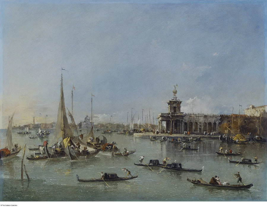 Venecia: la Dogana con la Giudecca - Francesco Guardi