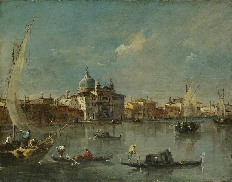 Venecia: La Giudecca con las Zitelle - Francesco Guardi