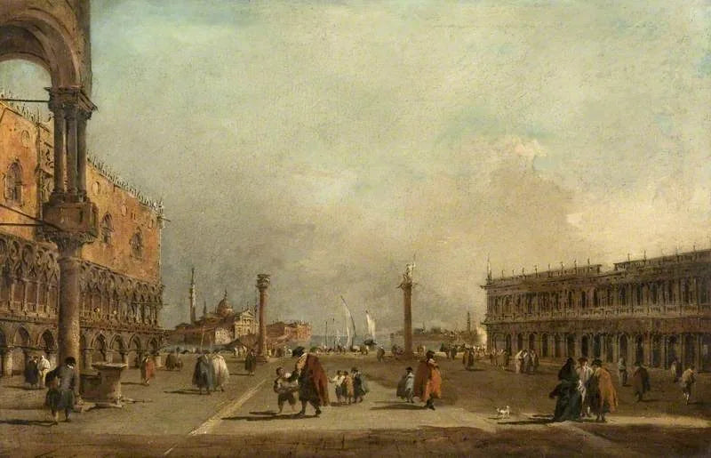 Venecia: la Piazzetta di San Marco - Francesco Guardi