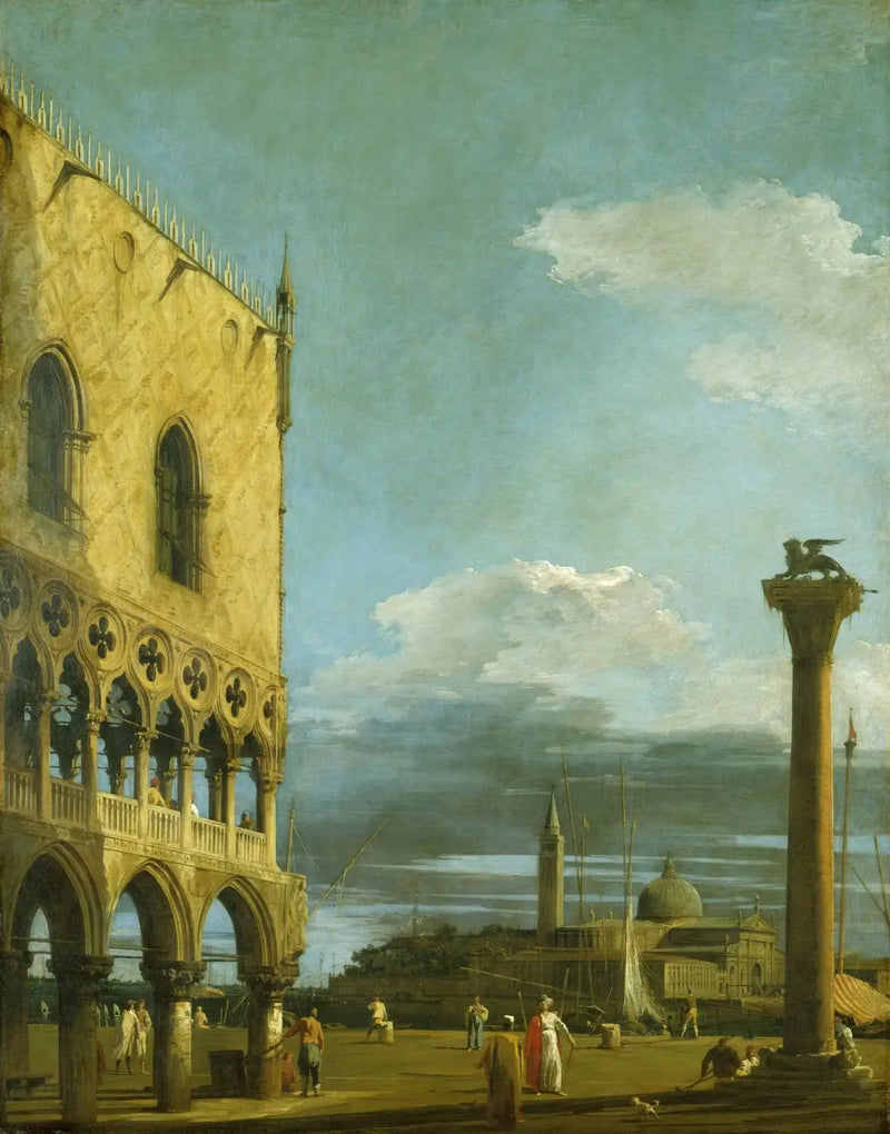 Venecia: la Piazzetta hacia San Giorgio Maggiore - Canaletto