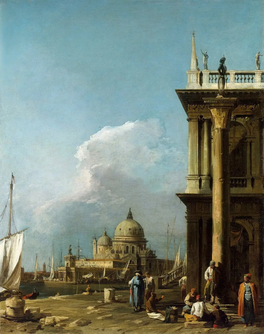Venecia: la Piazzetta hacia Santa Maria della Salute - Canaletto