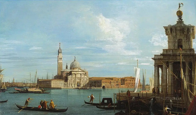 Venecia: la punta de la Aduana y San Giorgio Maggiore - Canaletto