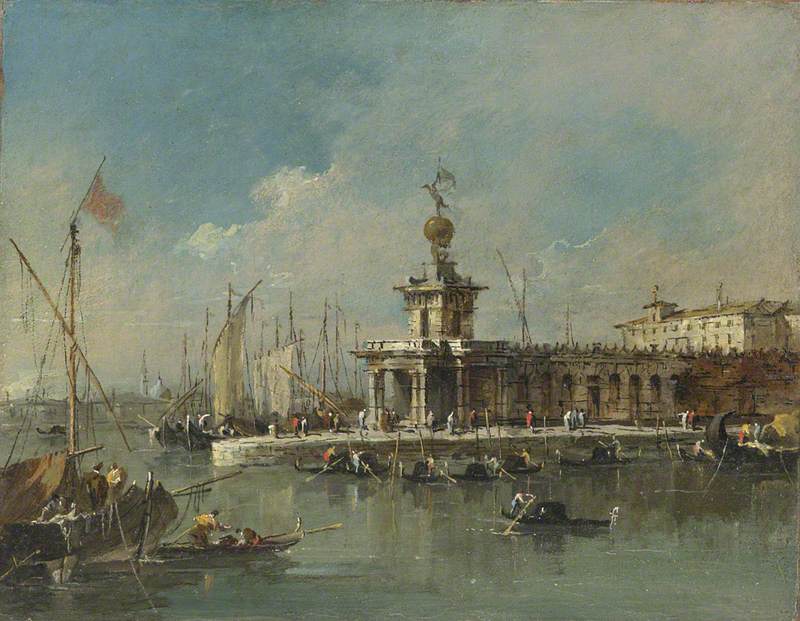 Venecia: La Punta della Dogana - Francesco Guardi