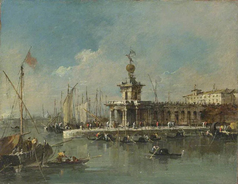 Venecia: La Punta della Dogana - Francesco Guardi
