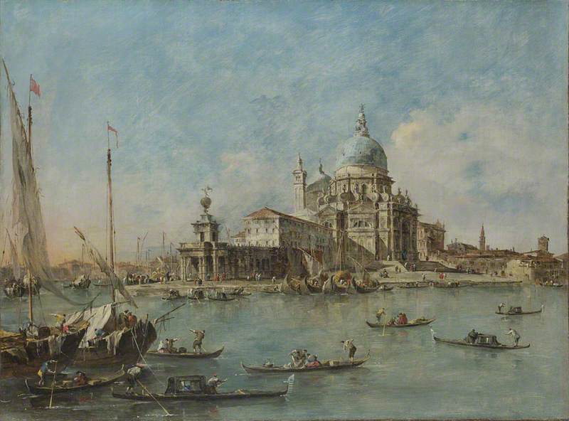 Venecia: La Punta della Dogana - Francesco Guardi