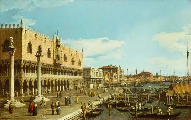 Venecia: la Riva degli Schiavoni - Canaletto