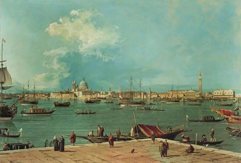 Venecia: el lecho de San Marcos desde San Giorgio Maggiore - Canaletto