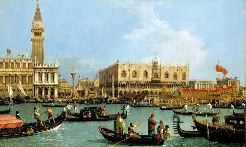 Venecia: el lecho de San Marcos en el día de la Ascensión - Canaletto