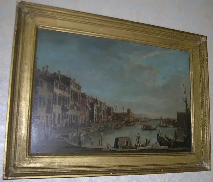 Venecia: el canal de Santa Chiara hacia la laguna - Canaletto