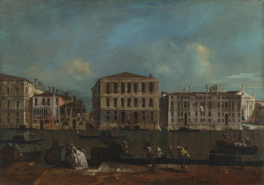 Venecia: El Gran Canal con el Palazzo Pesaro - Francesco Guardi
