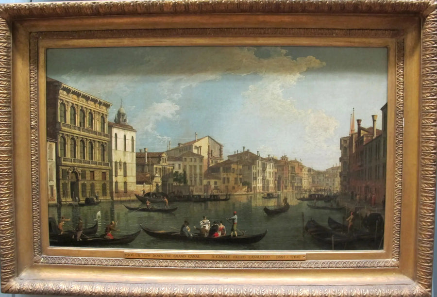 Venecia: el Gran Canal del Palacio Flangini en San Marcuola - Canaletto