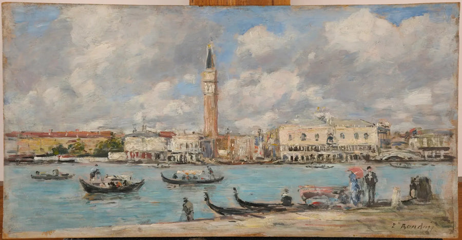 Venecia. San Giorgio - Eugène Boudin