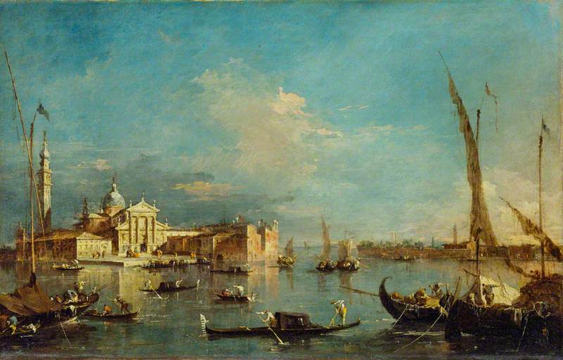 Venecia: San Giorgio Maggiore con la Giudecca - Francesco Guardi