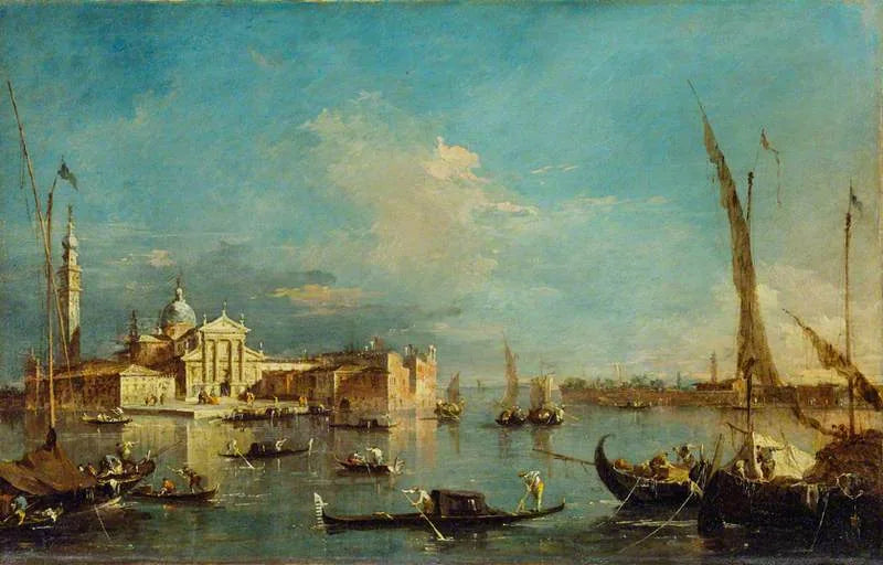 Venecia: San Giorgio Maggiore con la Giudecca - Francesco Guardi