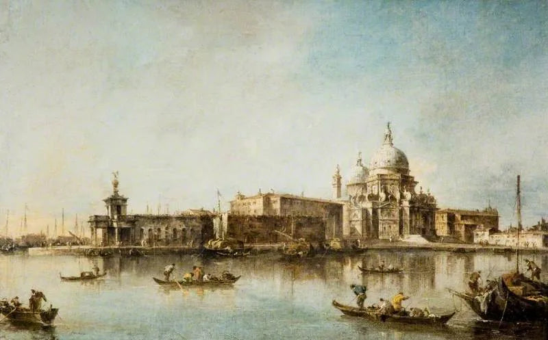 Venecia - Santa María de la Salud y el Dogma - Francesco Guardi