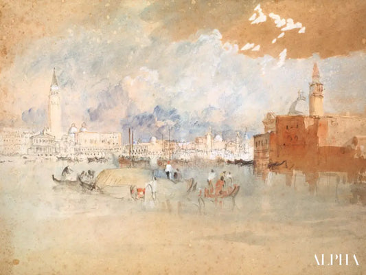 Venise vu de la lagune - William Turner - Reproductions de tableaux et peintures haut de gamme