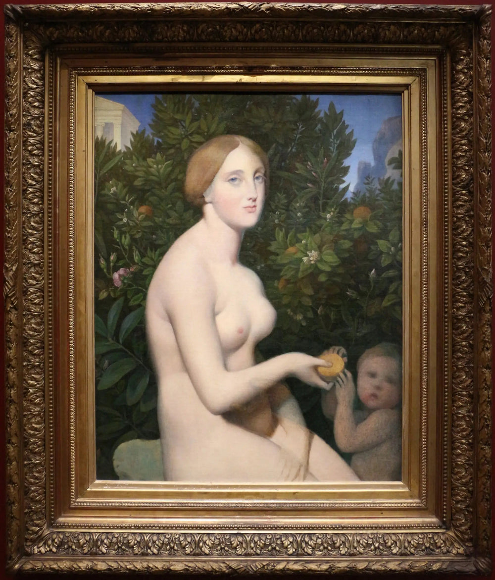 Vénus à Paphos - Jean-Auguste-Dominique Ingres image 1 copie peinte à la main à l’huile