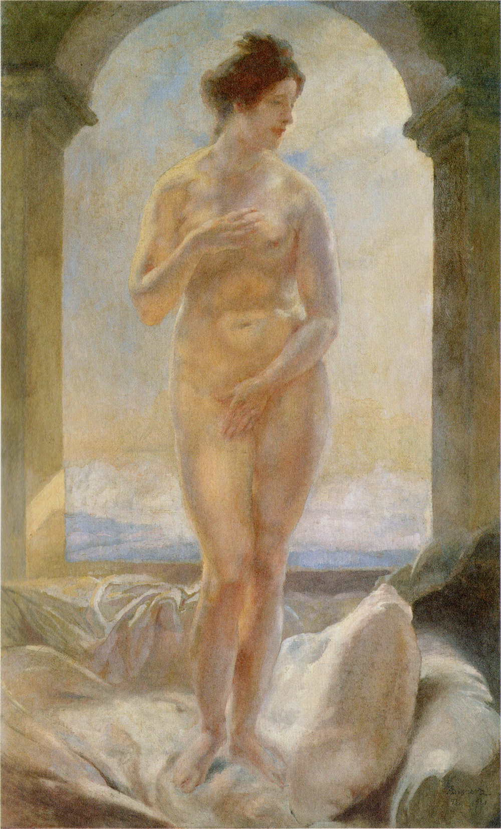 Vénus - Albert Besnard image 1 reproduction artisanale de tableau