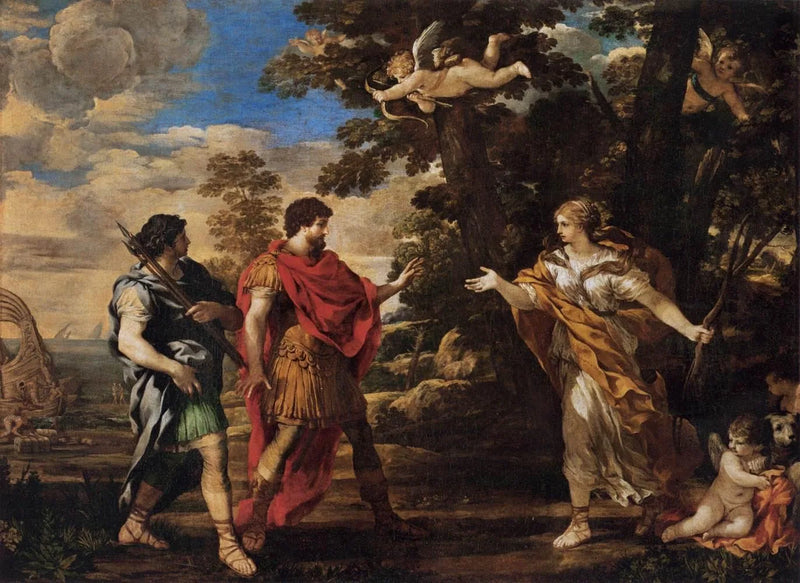 Venus apareciendo a Eneas - Pietro da Cortona