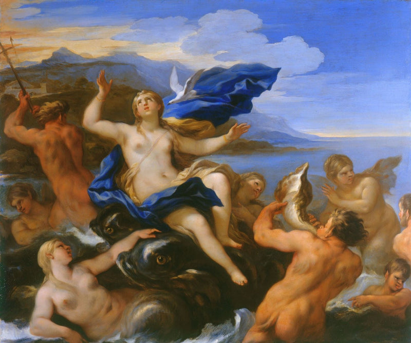 Venus aprende la angustia de Cupido - Luca Giordano