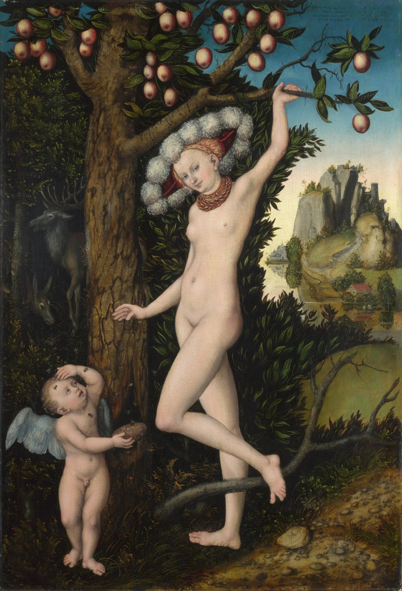 Venus con Cupido, el ladrón de miel - Lucas Cranach el Viejo