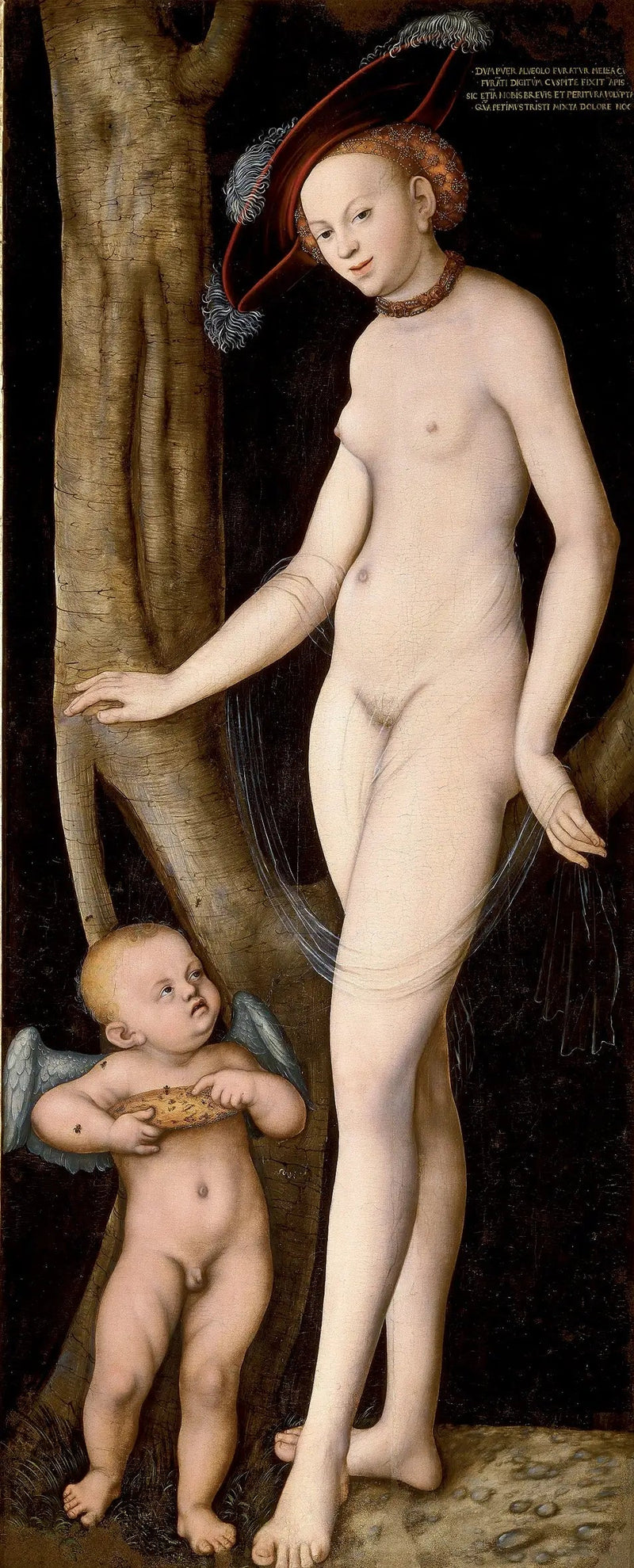 Venus con Cupido ladrón de miel - Lucas Cranach el Viejo