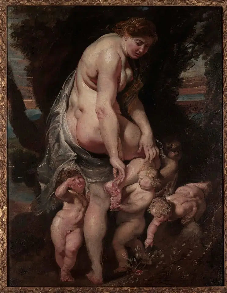 Venus herida por una espina - Peter Paul Rubens
