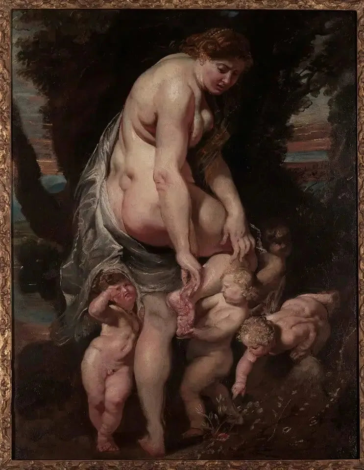 Venus herida por una espina - Peter Paul Rubens