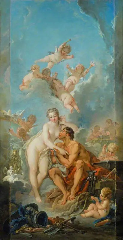Venus en Marte, dicho de otra manera incorrectamente Venus en Vulcano - François Boucher