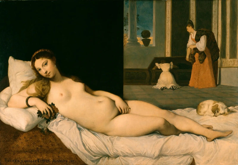 Venus acostada - Jean-Auguste-Dominique Ingres
