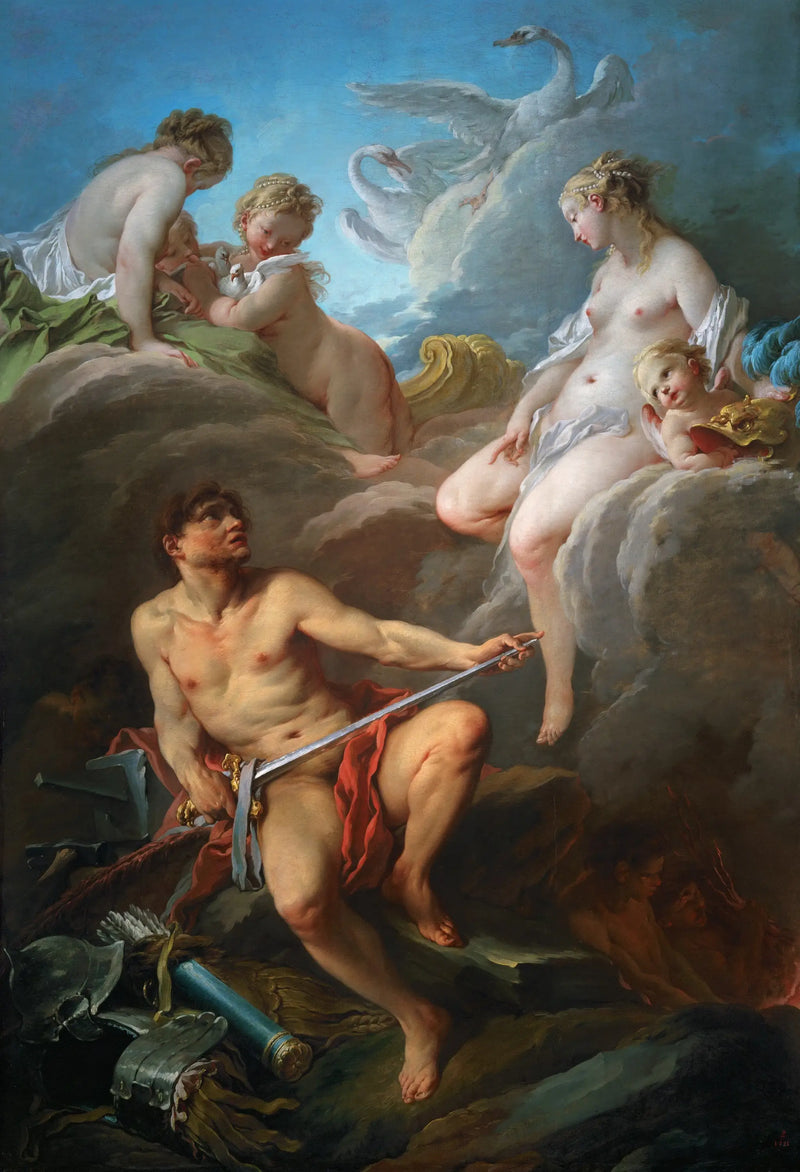 Venus pidiendo a Vulcano armas para Eneas - François Boucher