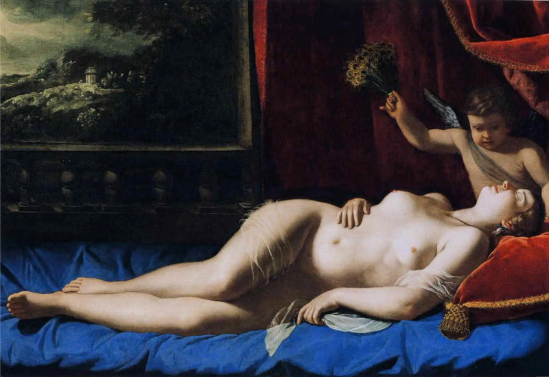 Venus dormida - Artemisia Gentileschi
