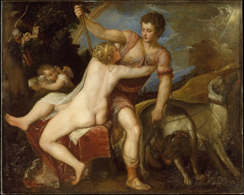 Venus y Adonis - Tiziano