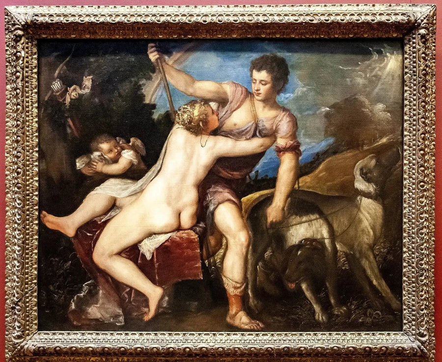Venus y Adonis - Tiziano