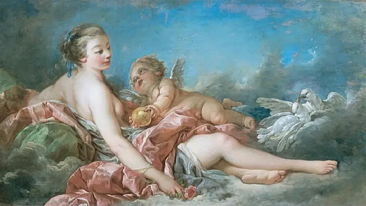 Venus y Cupido - François Boucher