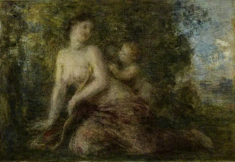 Venus y Cupido - Henri Fantin-Latour