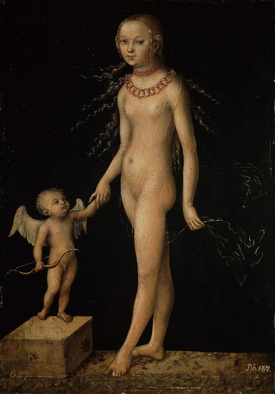 Venus y Cupido - Lucas Cranach el Viejo