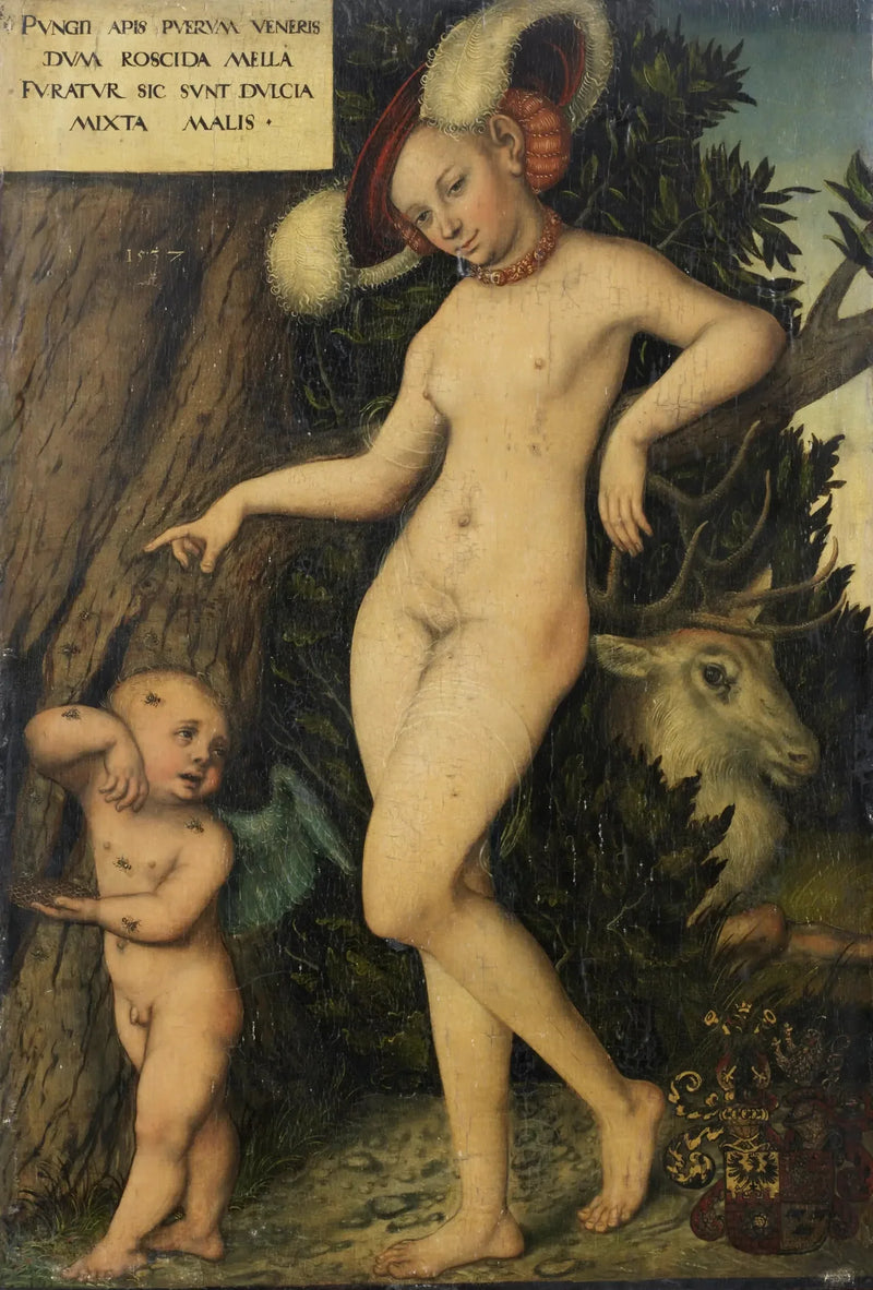Venus y Cupido - Lucas Cranach el Viejo