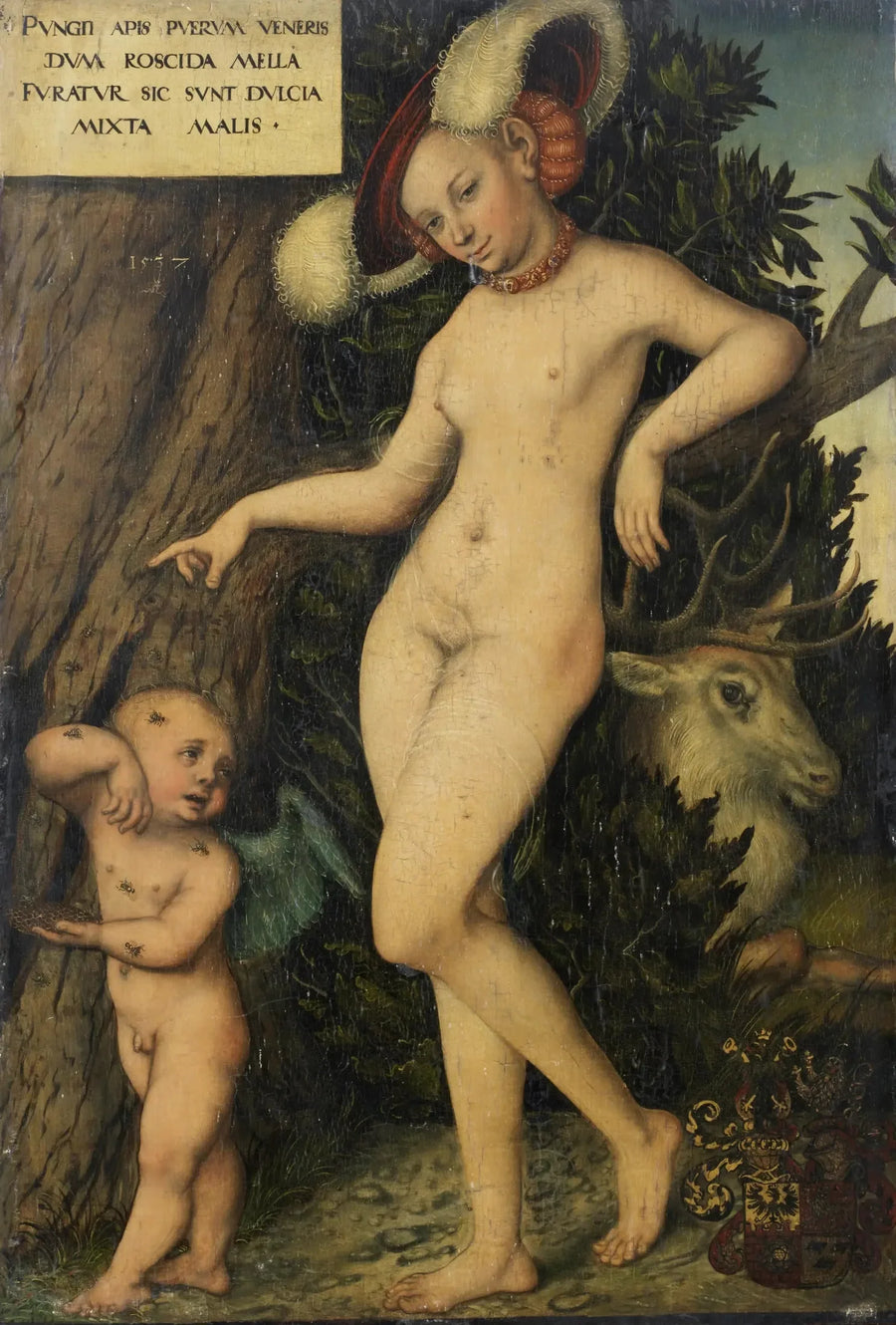 Venus y Cupido - Lucas Cranach el Viejo