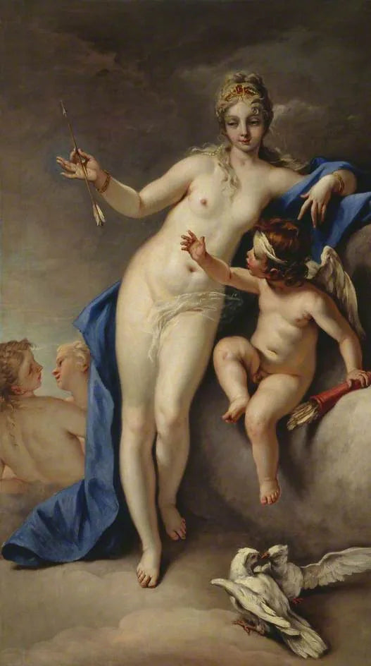 Venus y Cupido - Sebastiano Ricci