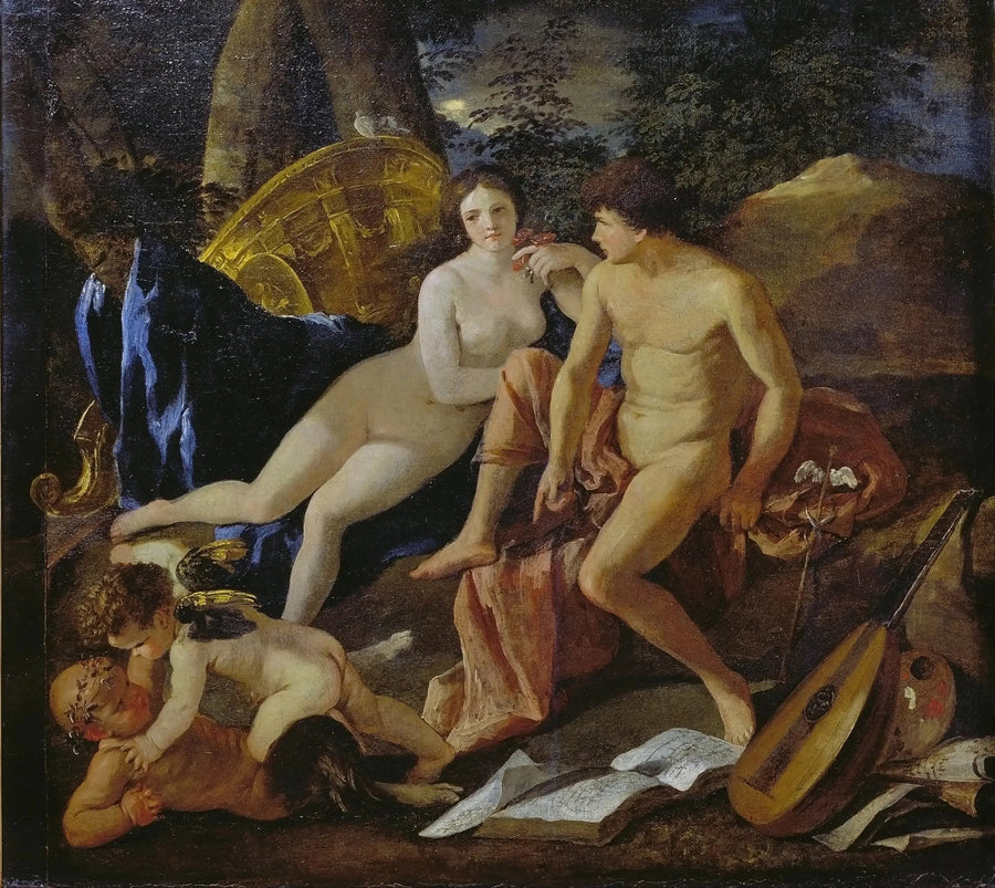 Venus y Mercurio - Nicolas Poussin