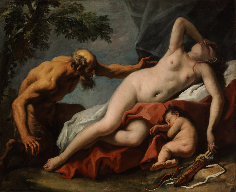 Venus y Satyr - Sebastiano Ricci