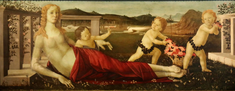 Venus y tres ménsulas - Sandro Botticelli
